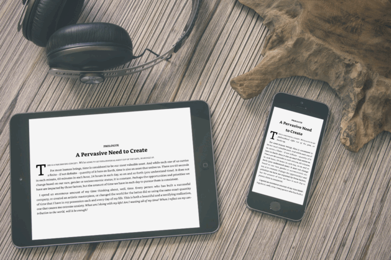 Kindle and e-reader book design - Charfish Design